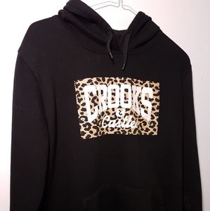 Crooks and Castles Black Hoodie - womens medium